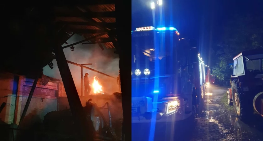 Pożar budynku gospodarczego - jak do niego doszło?