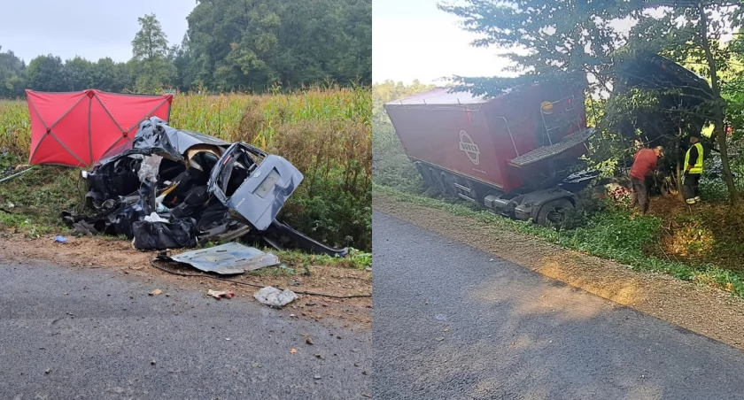 Tragiczny wypadek - zginął młody strażak