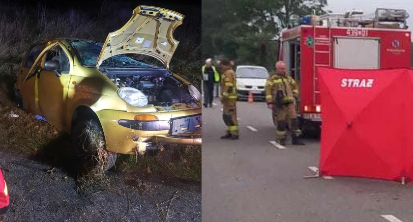Poważny wypadek o świcie - nie żyje 30-latka