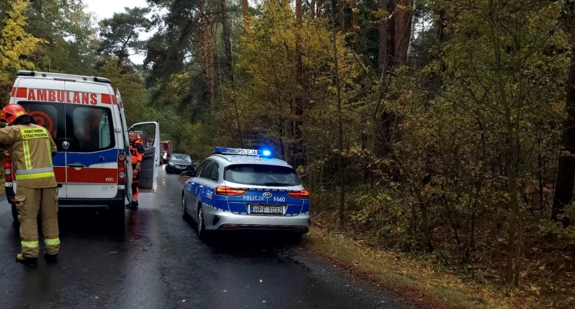 Pomiędzy Szynkielowem a Konopnicą brawura doprowadziła do kraksy