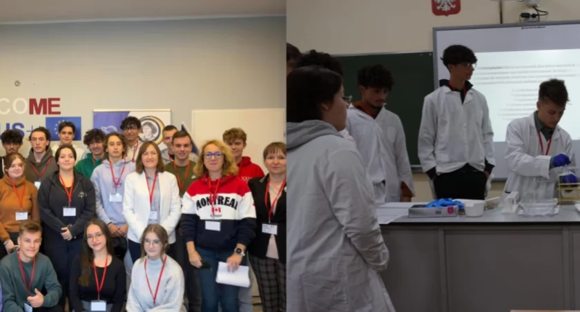 Kolejna odsłona programu Erasmus+ - młodzież z Francji przyjechała do Wieruszowa 