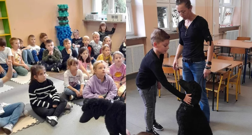Dogoterapia w szkole - uczniowie byli zachwyceni! 