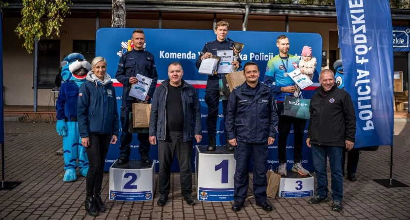 Policjant z Pajęczna najszybszy w województwie – brawo Damian Skupiński