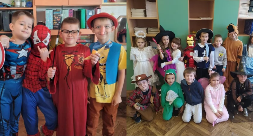Bohaterowie bajek przejęli szkołę - uczniowie przygotowali piękne kreacje! 