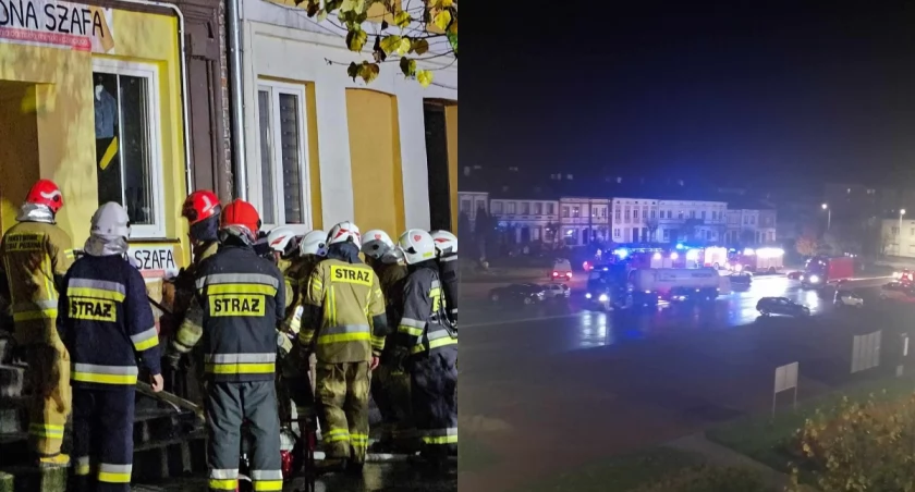 Pożar kotłowni - paliło się drewno 