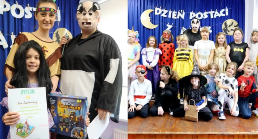 Postaci z bajek przejęły szkołę - kreatywność uczniów z Kurowa nie znała granic! 