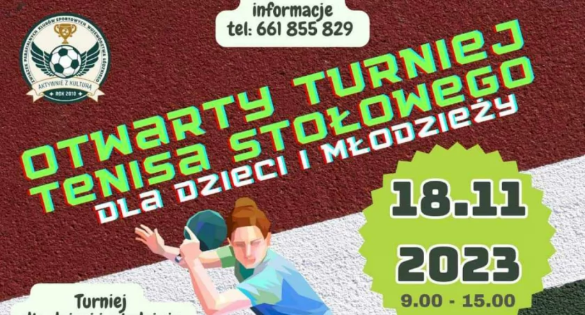 Otwarty Turniej Tenisa Stołowego - zapisy do 14 listopada