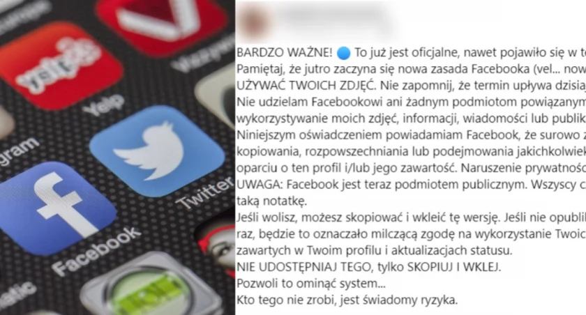 Facebookowa gorączka oświadczeń - o co chodzi?