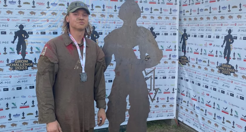 Mateusz Świtała po raz drugi wystartował w biegu terenowym GROM Challenge- Siła i Honor 