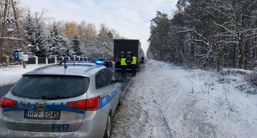 29-latek zginął pod kołami ciężarówki
