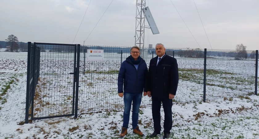 Stacja meteorologiczna w gminie Lututów 