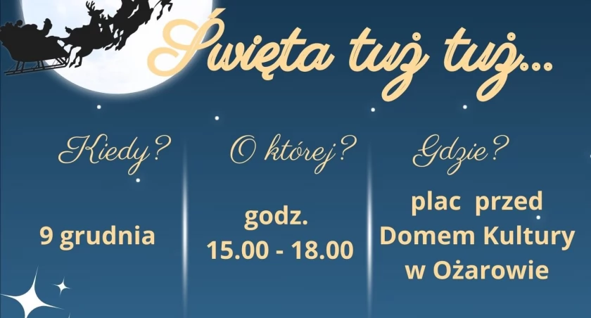 Do Ożarowa przyjedzie Święty Mikołaj - mieszkańcy szykują imprezę! 
