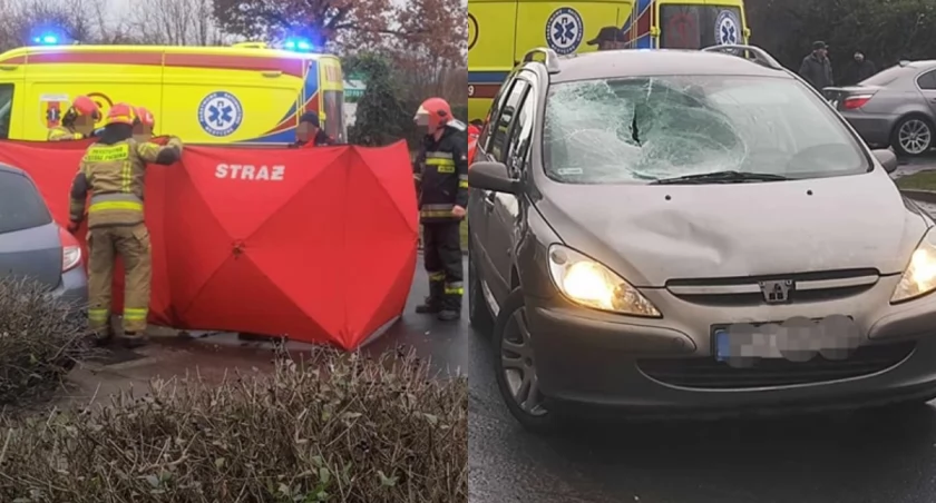 Śmiertelne potrącenie w Sieradzu - nie żyje 92-latek