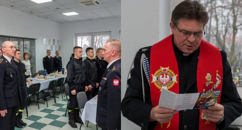 Wigilijne spotkanie strażaków - była okazja do rozmów i podziękowań
