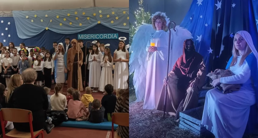 Wyjątkowe jasełka uczniów - wystąpili rodzice, nauczyciele i... ksiądz proboszcz