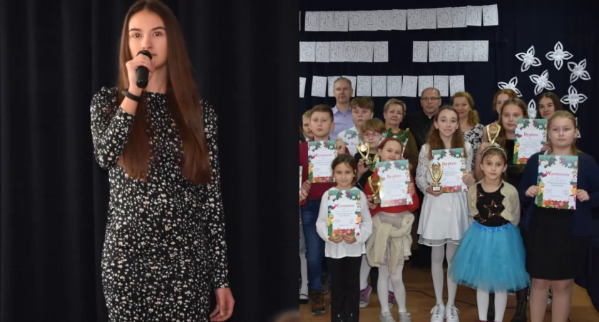 Konkurs kolęd i pastorałek - uczniowie rywalizowali w szkole w Konopnicy
