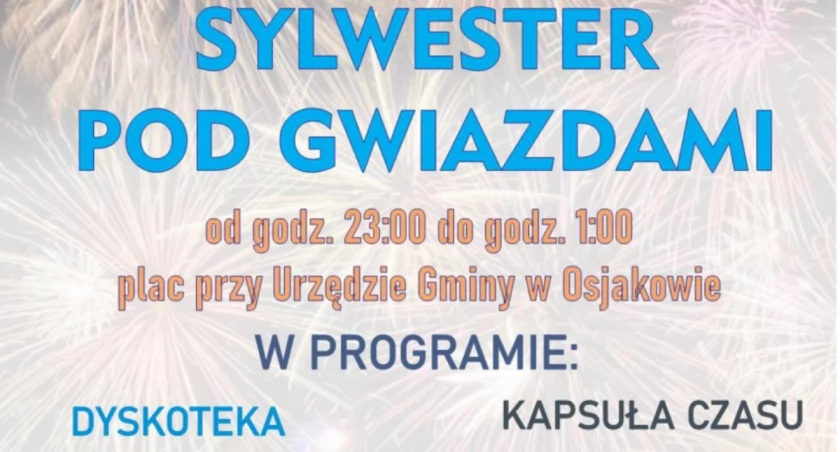 Dyskoteka i kapsuła czasu - powitanie nowego roku w Osjakowie!