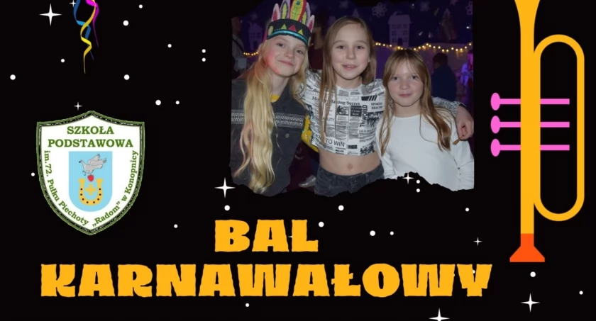 Bal Karnawałowy w Szkole Podstawowej w Konopnicy