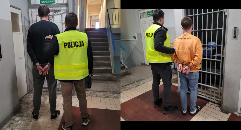 Rozbój w Wieluniu – policja zatrzymała sprawców, mieli przy sobie narkotyki