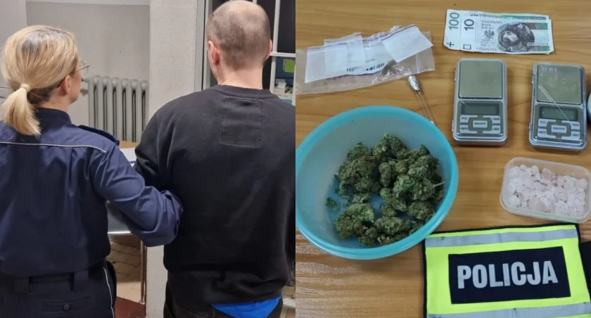 40-letniego dilera zdradził kolega - mężczyzna odpowie za posiadanie i sprzedaż narkotyków