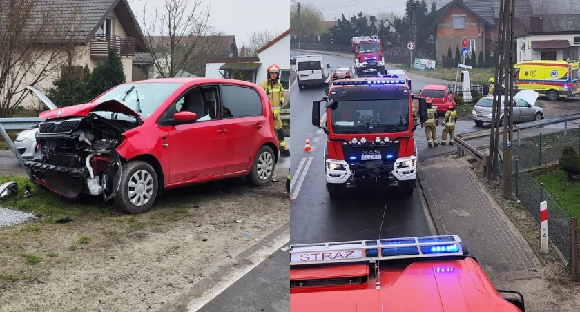 75-latka wymusiła pierwszeństwo - jej auto uderzyło w opla