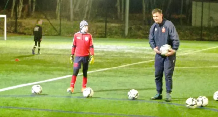Piotr Kusiak trenował z Widzewem Łódź.