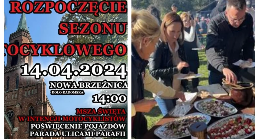 Rozpoczęcie sezonu motocyklowego w Nowej Brzeźnicy