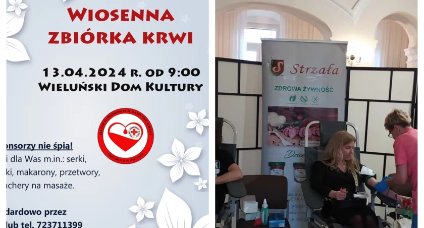 Wiosenna akcja poboru krwi w Wieluniu