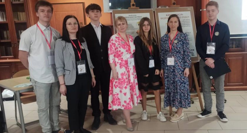 Konferencja na temat BHP w ZS nr 2 w Wieluniu 