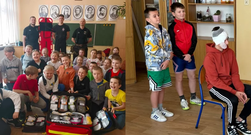 Szkolenie z pierwszej pomocy - uczniowie z Mokrska wiedzą, jak udzielić pomocy