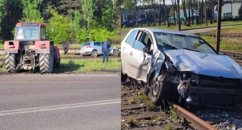 Zderzenie ciągnika z osobówką - jak do niego doszło?