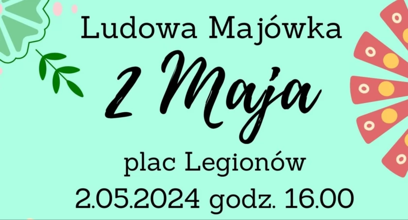 Majówka na ludowo - impreza z lokalnymi zespołami w Wieluniu