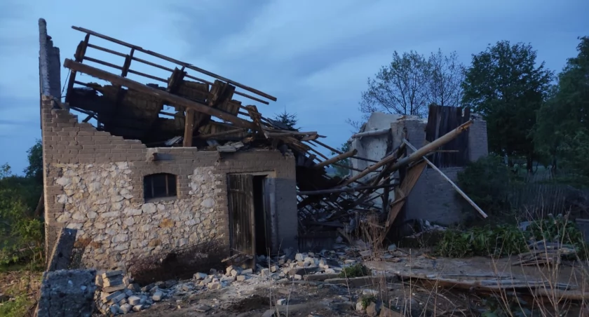 Zawalił się budynek gospodarczy - straty to 30 tys. zł 