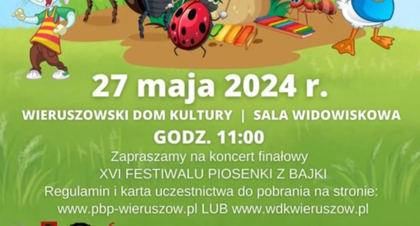 Po  raz XVI w Wieruszowie odbędzie się Festiwal Piosenki z Bajki