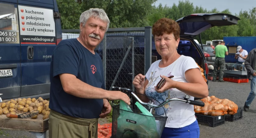 Piątek na wieluńskim targu 