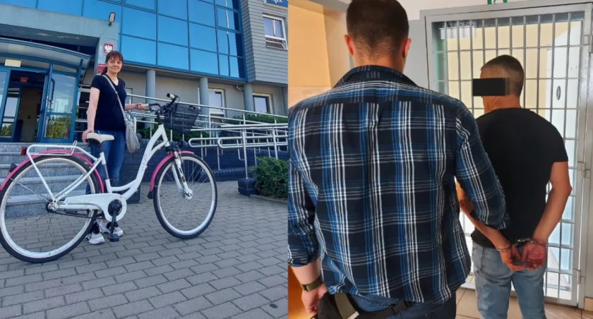 Ukradł rower z podwórka - szybko wpadł w ręce policji 