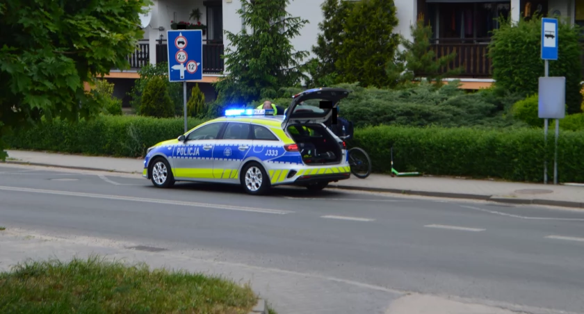 Stłuczka na skrzyżowaniu 