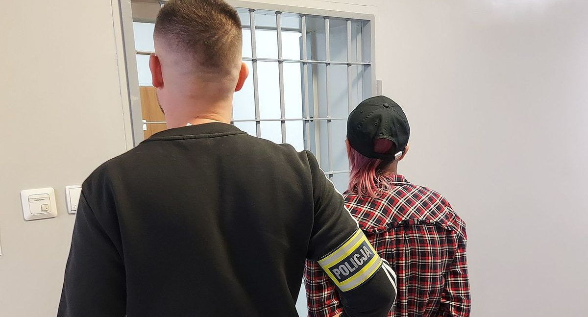 Nocna libacja w Sieradzu - 42-latka ukryła się przed policją... w kanapie