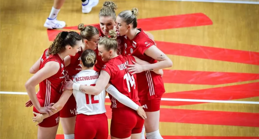 Magda Stysiak wraz z reprezentacją Polski w półfinale siatkarskiej Ligi Narodów Kobiet 