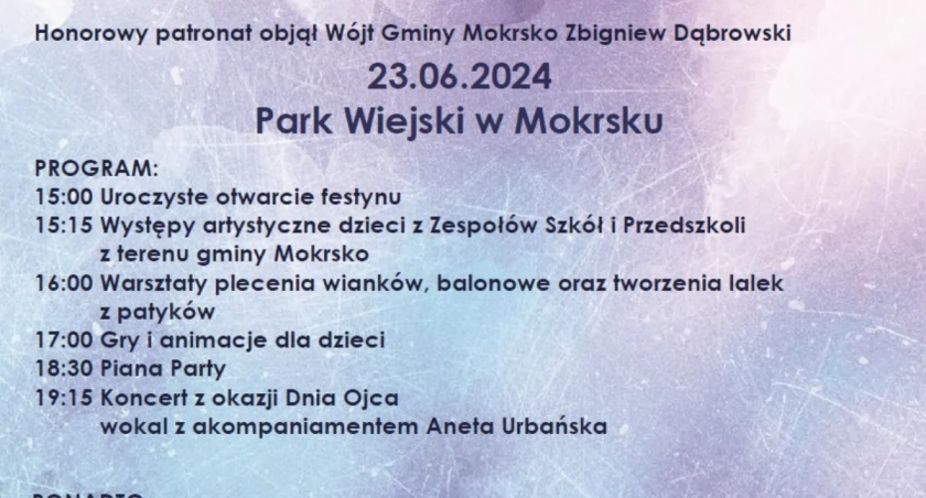 Dziś w mokrskim parku znów będzie się działo 