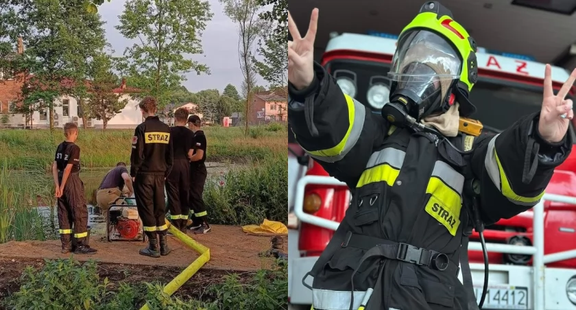 Kolejne ćwiczenia młodych strażaków - poznali sprzęt oraz pracę w aparatach powietrznych