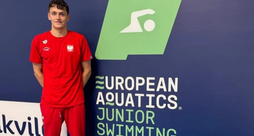 Mikołaj Popiel w finale Mistrzostw Europy Juniorów w pływaniu 