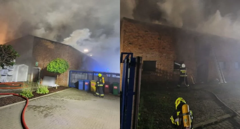 Pożar stodoły - gasiło go blisko 40 strażaków!