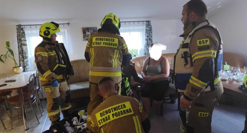 90-latka zadławiła się jedzeniem. Staruszkę ratowali strażacy 