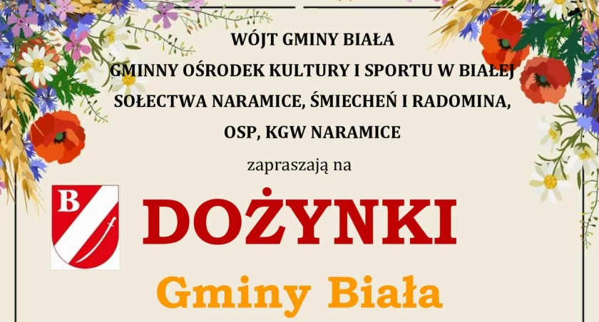 Dożynki Gminy Biała 2024 w Naramicach: Święto Plonów z atrakcjami