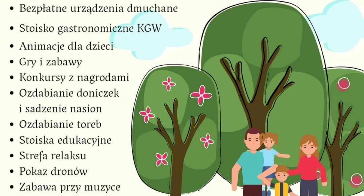 Ekologiczny piknik rodzinny w Dworszowicach Kościelnych - program imprezy