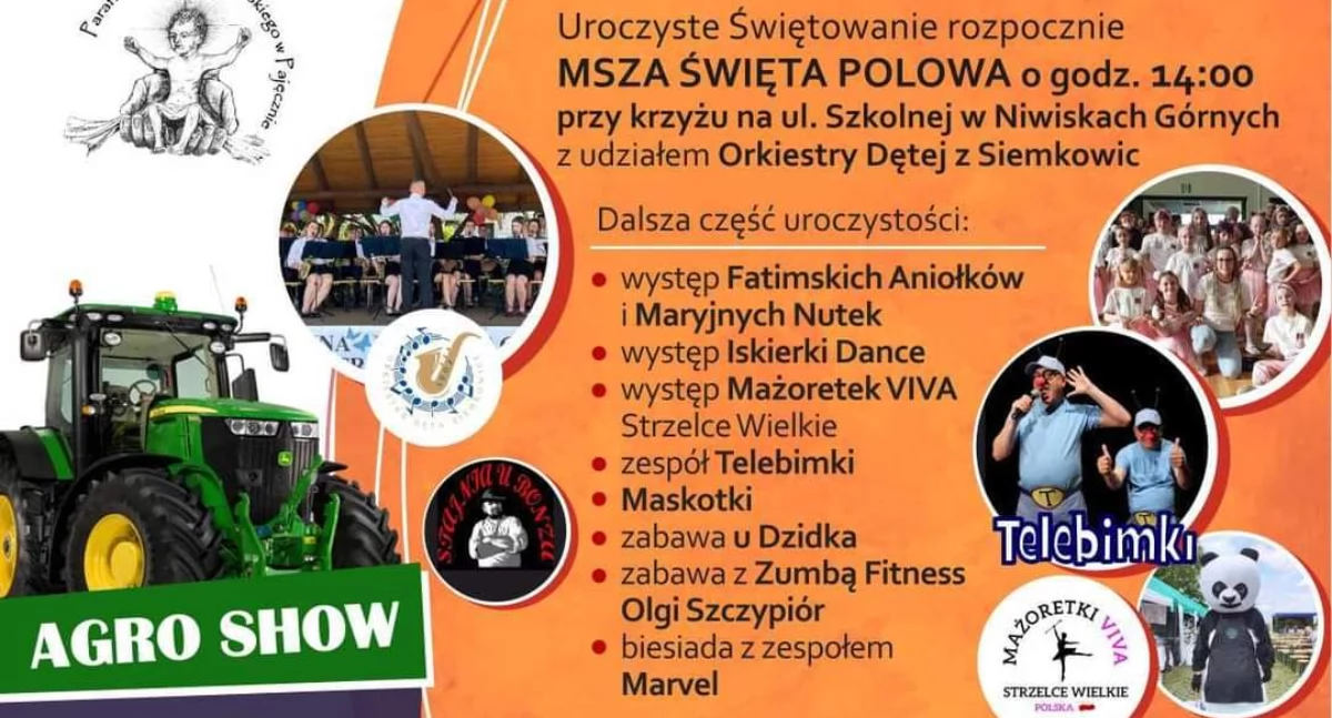 Dożynki Parafialne w Niwiskach Górnych juz 1 września