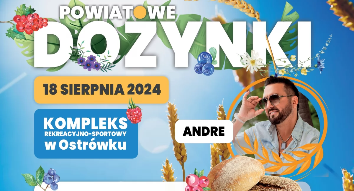 Dożynki Powiatowe w Ostrówku – Święto Plonów Powiatu Wieluńskiego już 18 sierpnia
