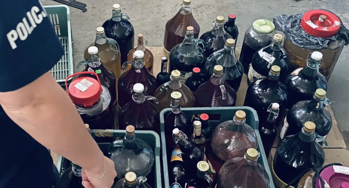 Wyprodukował 340 litrów alkoholu - twierdził, że robił nalewki na własny użytek
