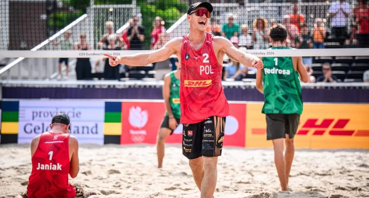 Para Brożyniak/Janiak z awansem do fazy pucharowej Mistrzostw Europy w siatkówce plażowej